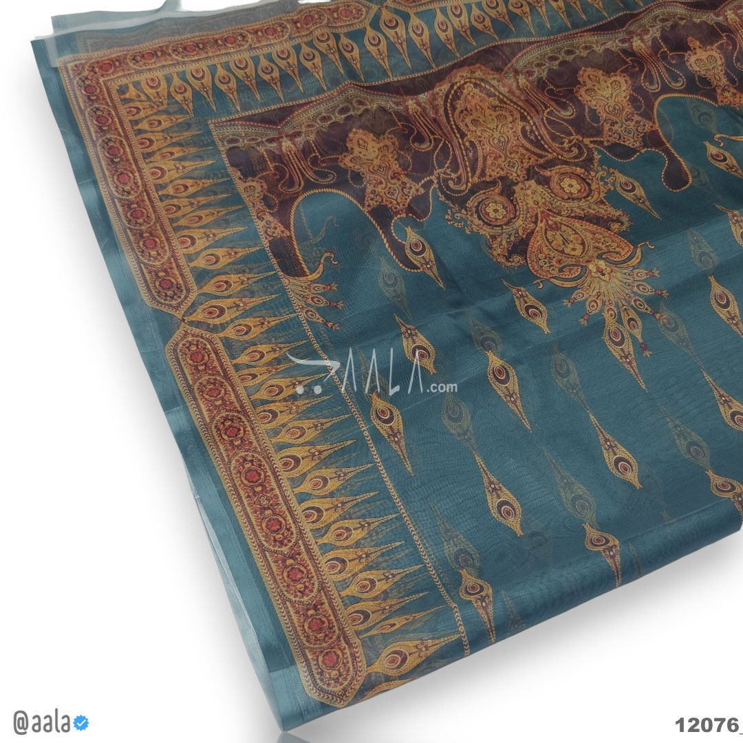 Printed-Tabby Organza Blend Dupatta-32-Inches PRINTED 2.25-Metres #12076