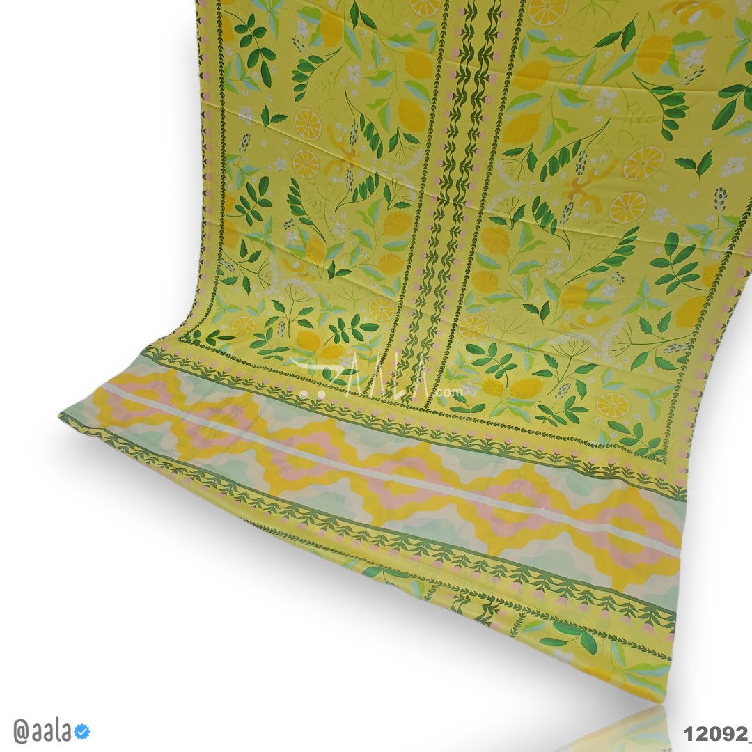 Printed Silk Blend 44-Inches PRINTED Per-Pc #12092