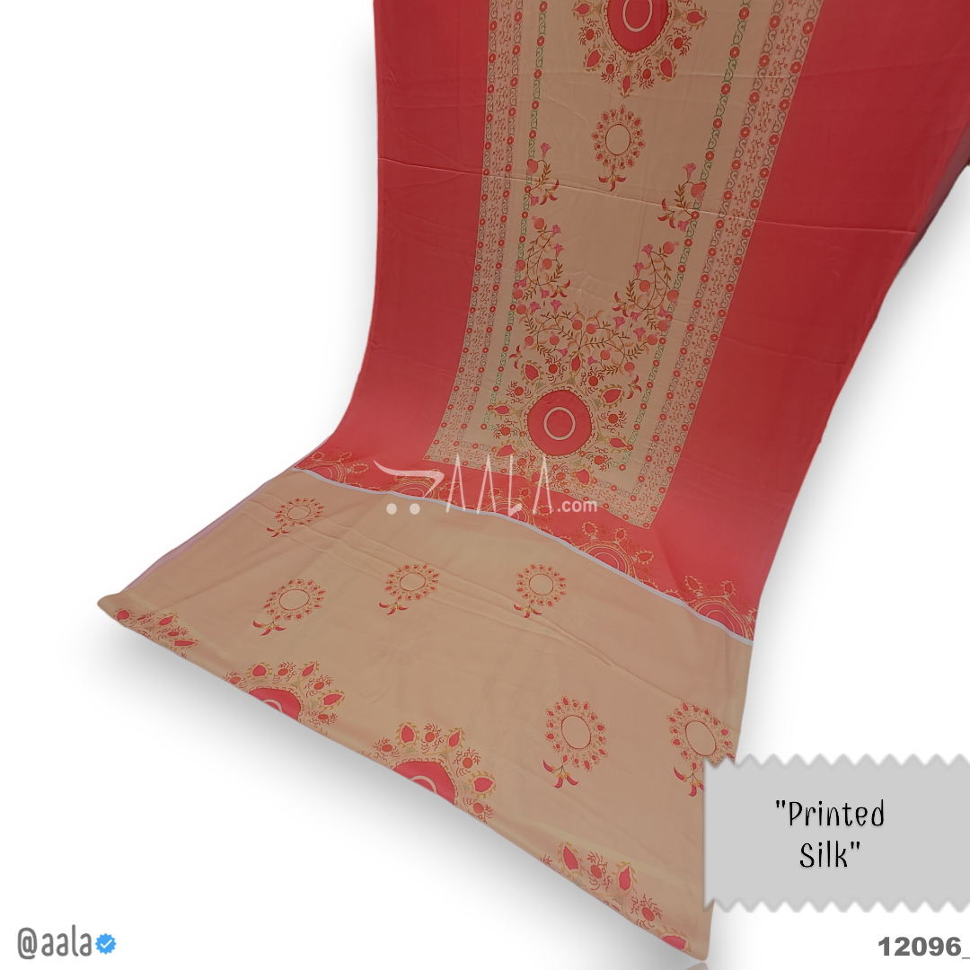 Printed Silk Blend 44-Inches PRINTED Per-Pc #12096