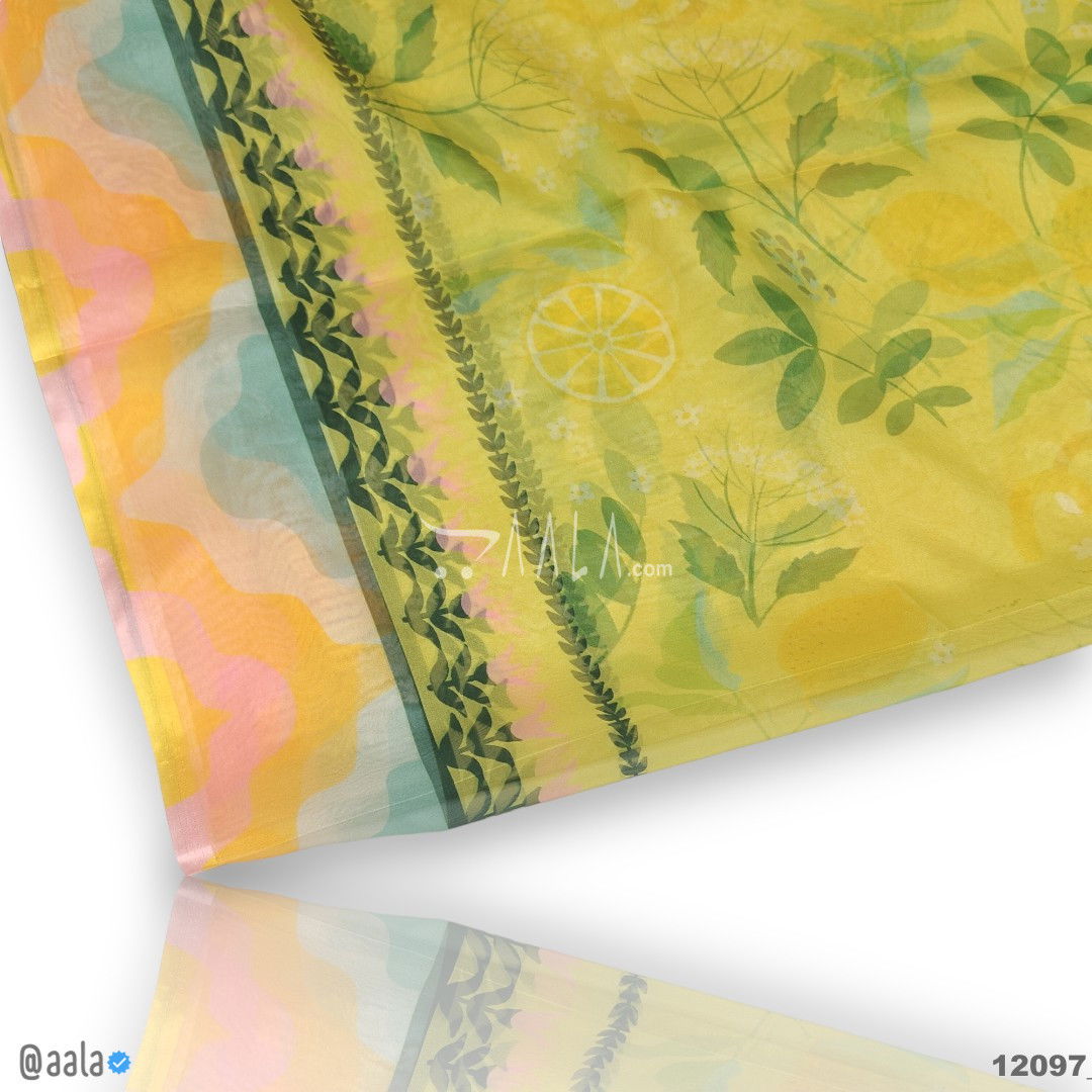 Printed-Tabby Organza Blend Dupatta-32-Inches PRINTED 2.25-Metres #12097
