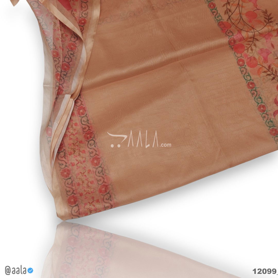 Printed-Tabby Organza Blend Dupatta-32-Inches PRINTED 2.25-Metres #12099