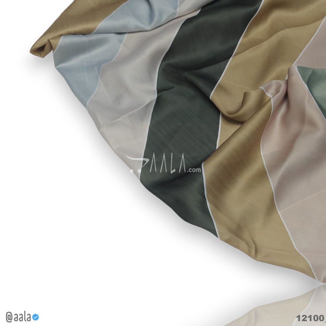 Printed Silk Blend 44-Inches PRINTED Per-Metre #12100
