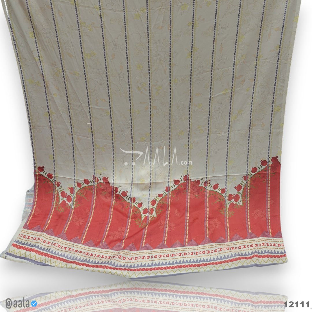 Printed Silk Blend 44-Inches PRINTED Per-Pc #12111