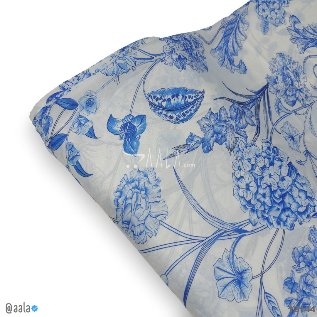 Printed Silk Blend 44-Inches PRINTED Per-Metre #12144