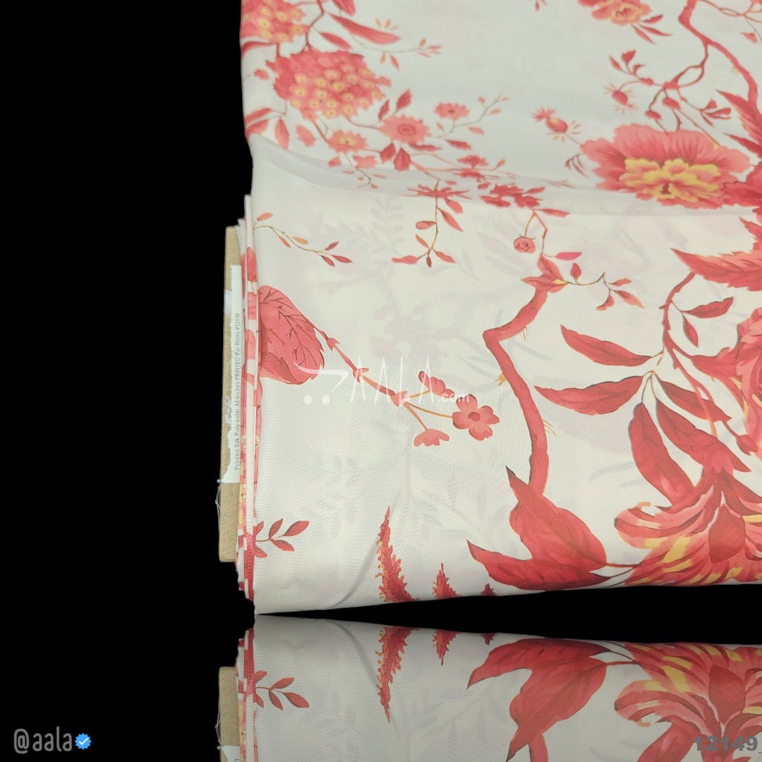 Printed Silk Blend 44-Inches PRINTED Per-Metre #12149