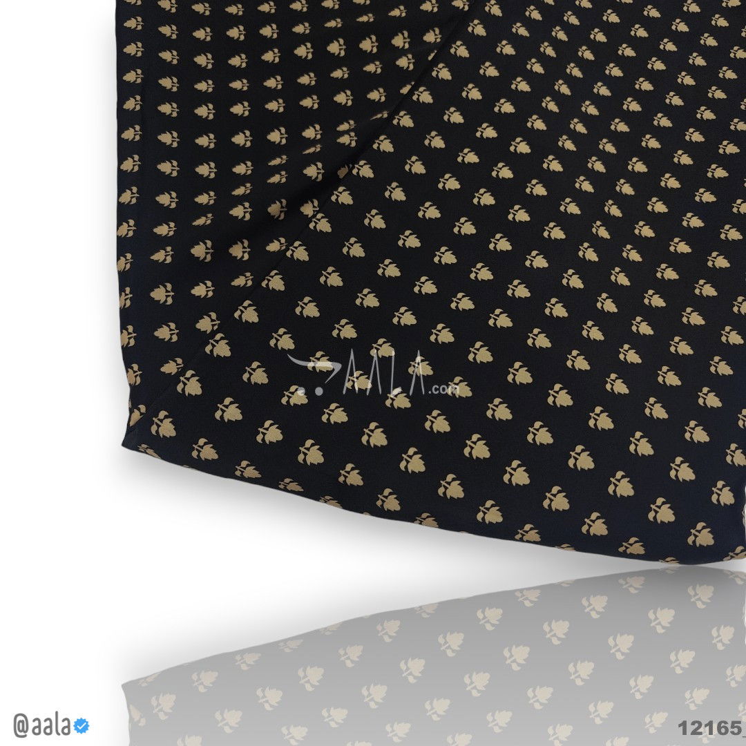 Printed-Silk Crepe Blend 44-Inches PRINTED Per-Metre #12165