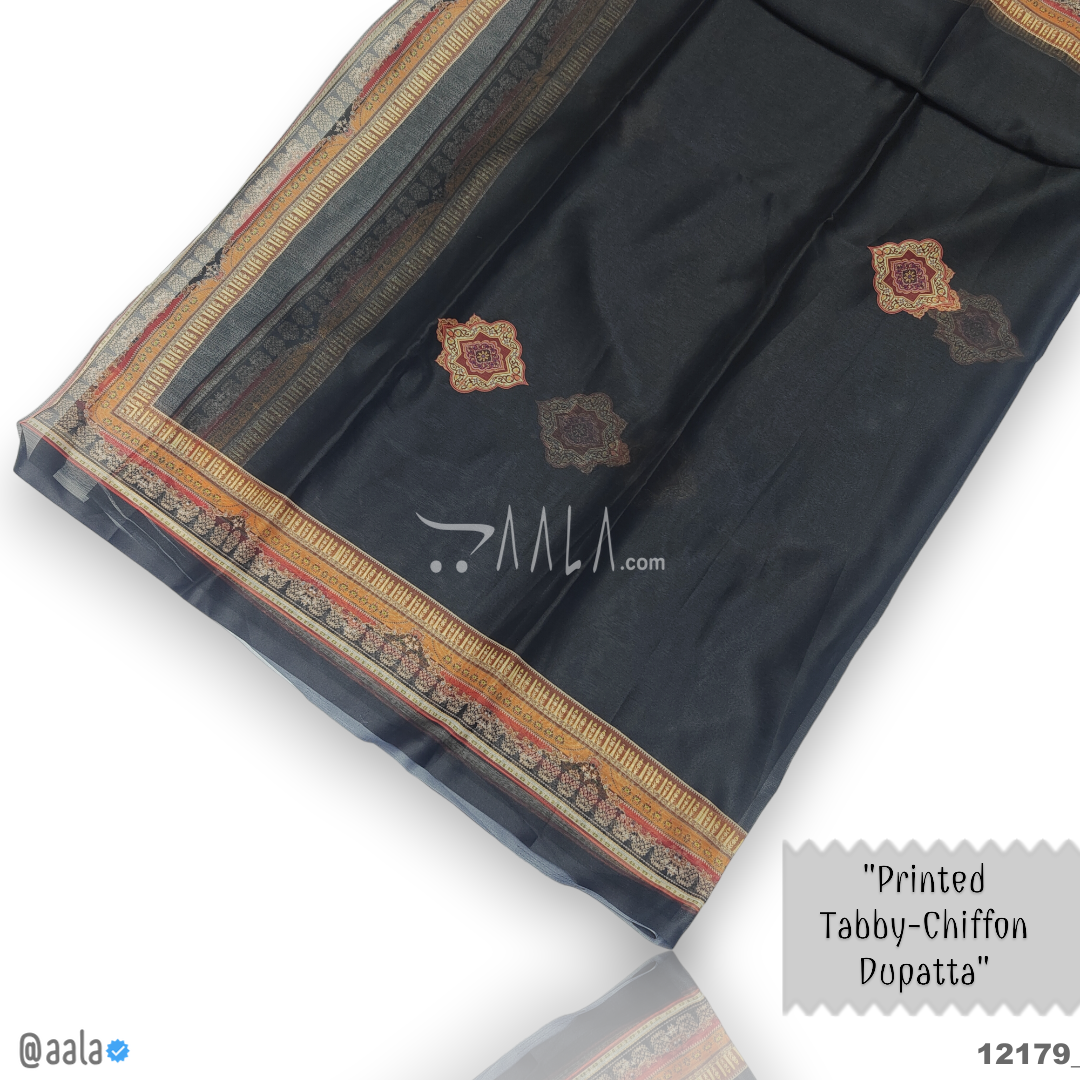 Printed-Tabby Chiffon Blend Dupatta-32-Inches PRINTED 2.25-Metres 