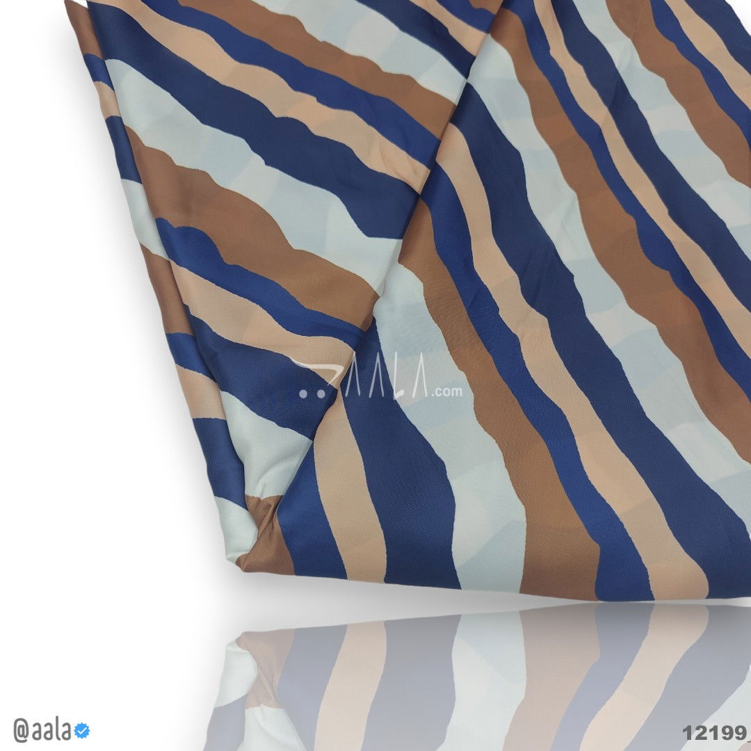 Printed Silk Blend 44-Inches PRINTED Per-Metre #12199