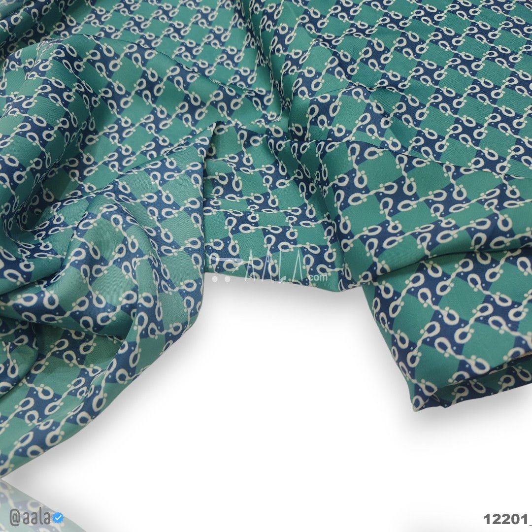 Printed Silk Blend 44-Inches PRINTED Per-Metre #12201