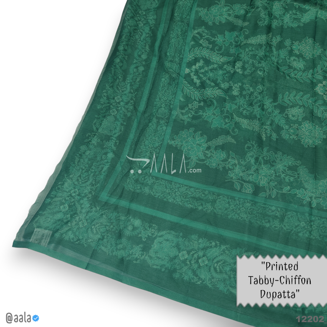 Printed-Tabby Chiffon Blend Dupatta-32-Inches PRINTED 2.25-Metres #12202