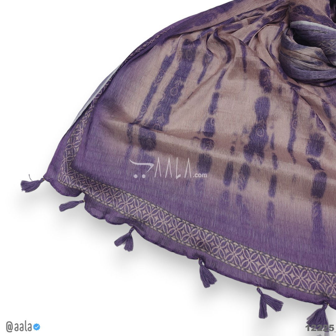 Printed Silk Blend Dupatta-20-Inches PRINTED 2.25-Metres 
