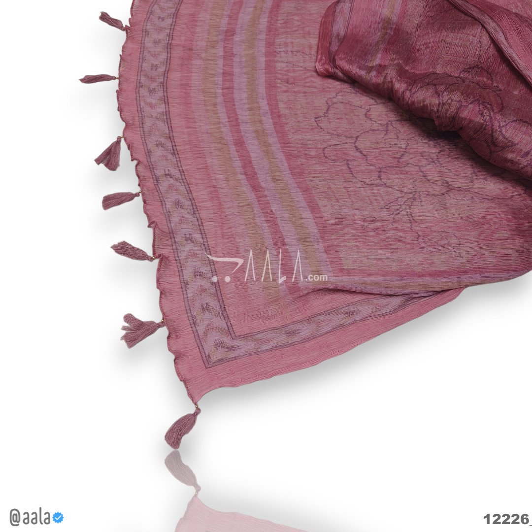 Printed Silk Blend Dupatta-20-Inches PRINTED 2.25-Metres 
