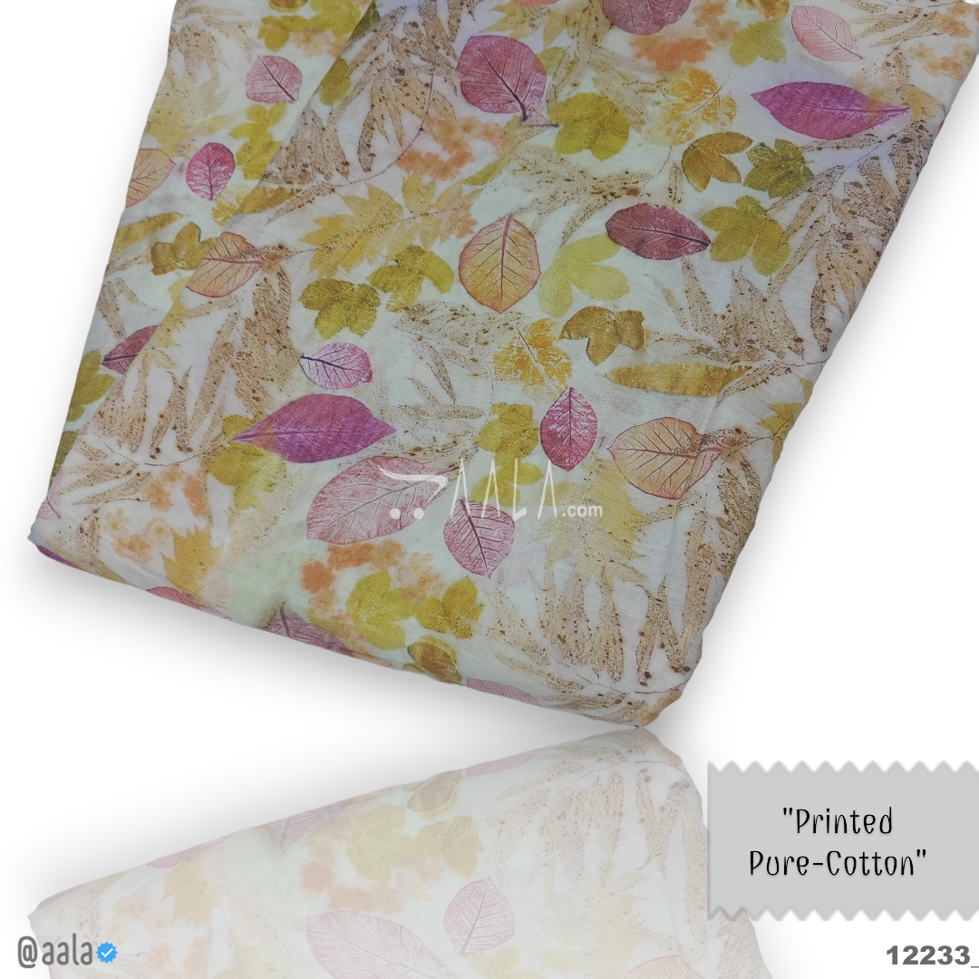 Printed Cotton Cotton 44-Inches PRINTED Per-Metre #12233