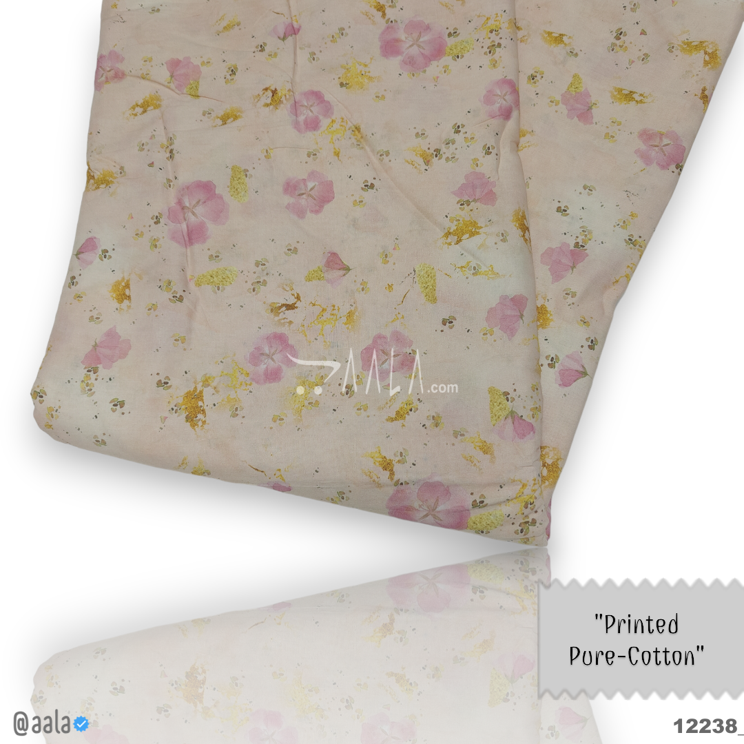 Printed Cotton Cotton 44-Inches PRINTED Per-Metre #12238