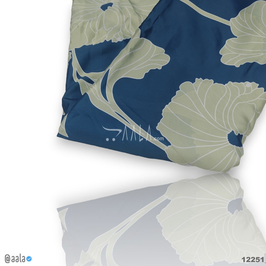 Printed Silk Blend 44-Inches PRINTED Per-Metre #12251