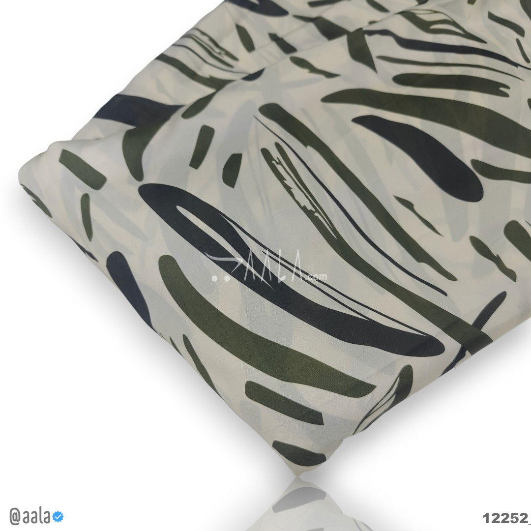 Printed Silk Blend 44-Inches PRINTED Per-Metre #12252