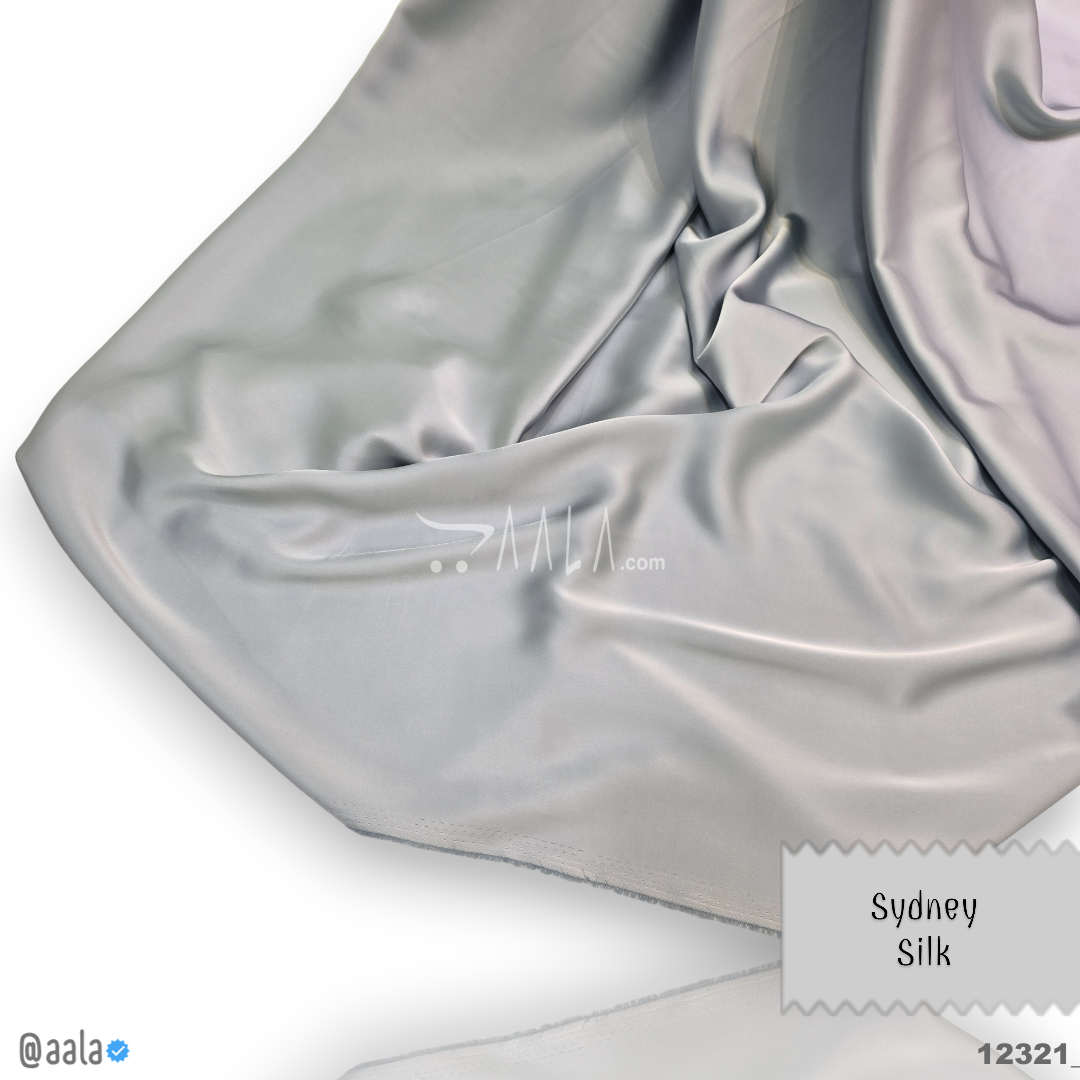 Sydney Silk Blend 58-Inches GREY Per-Metre #12321