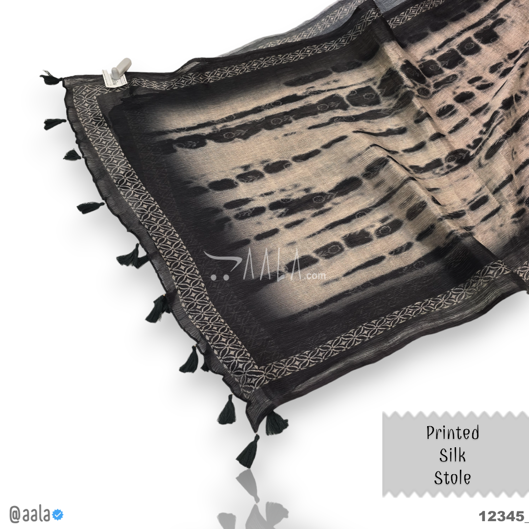 Printed Silk Blend Dupatta-20-Inches PRINTED 2.25-Metres 