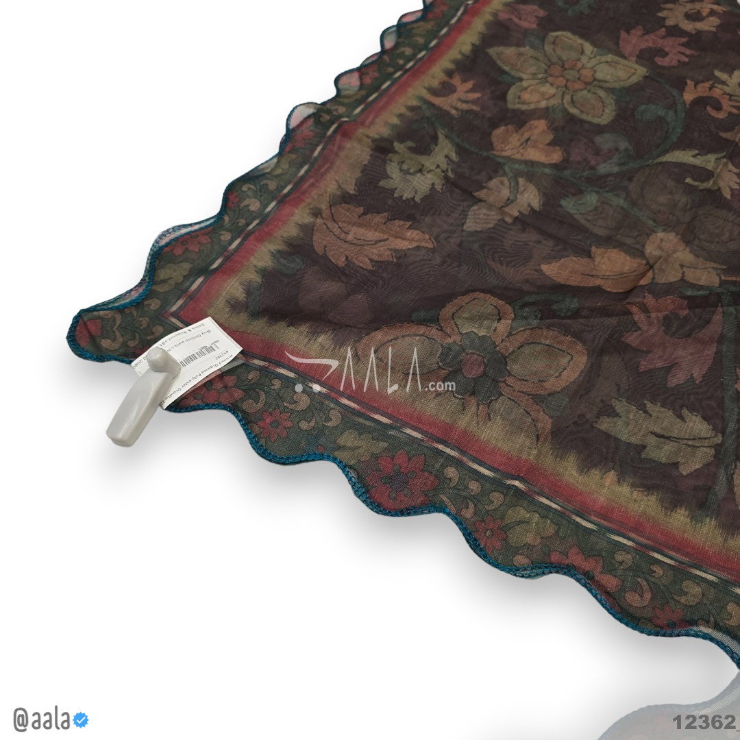 Printed Organza Blend Dupatta-32-Inches PRINTED 2.25-Metres 