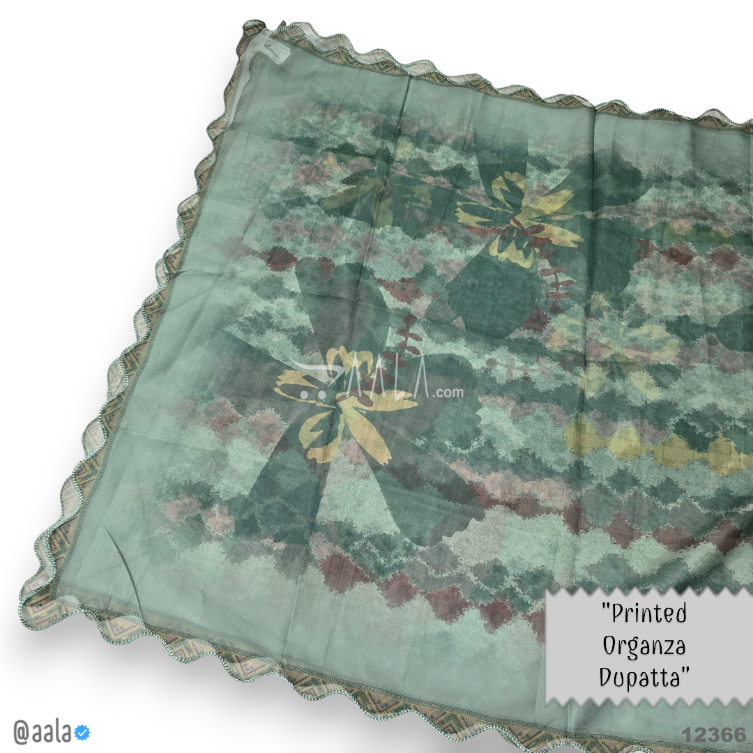 Printed Organza Blend Dupatta-32-Inches PRINTED 2.25-Metres 