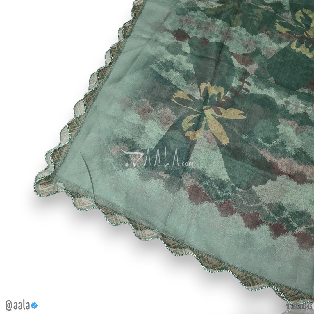 Printed Organza Blend Dupatta-32-Inches PRINTED 2.25-Metres 