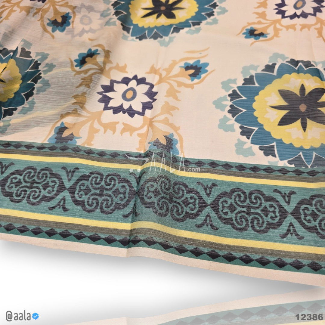 Printed-Tabby Chiffon Blend Dupatta-32-Inches PRINTED 2.25-Metres #12386