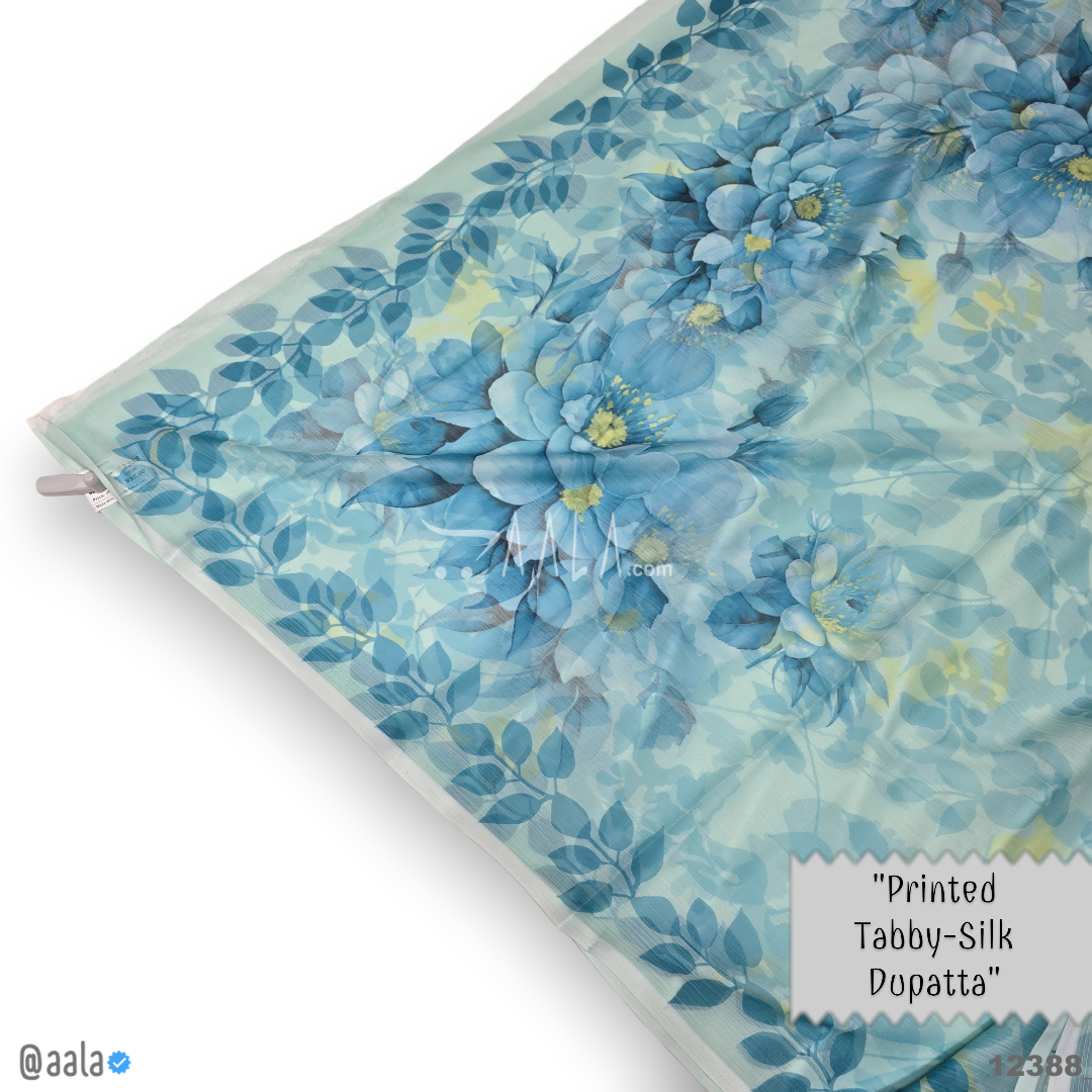 Printed-Tabby Chiffon Blend Dupatta-32-Inches PRINTED 2.25-Metres 