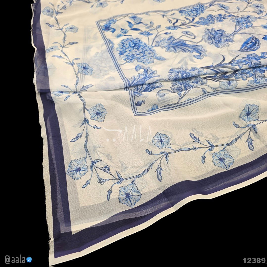 Printed-Tabby Chiffon Blend Dupatta-32-Inches PRINTED 2.25-Metres 