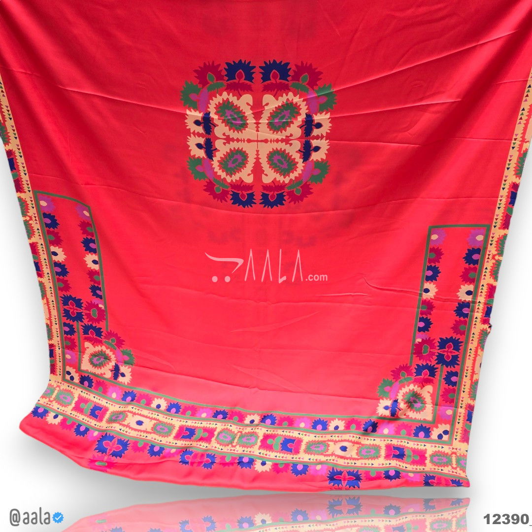 Printed Silk Blend 44-Inches PRINTED Per-Pc #12390