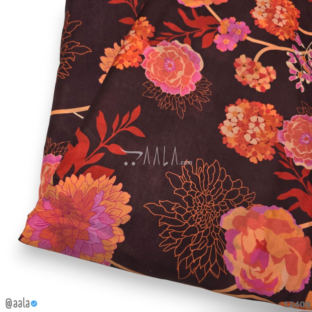 Printed Cotton Cotton 44-Inches PRINTED Per-Metre #12409