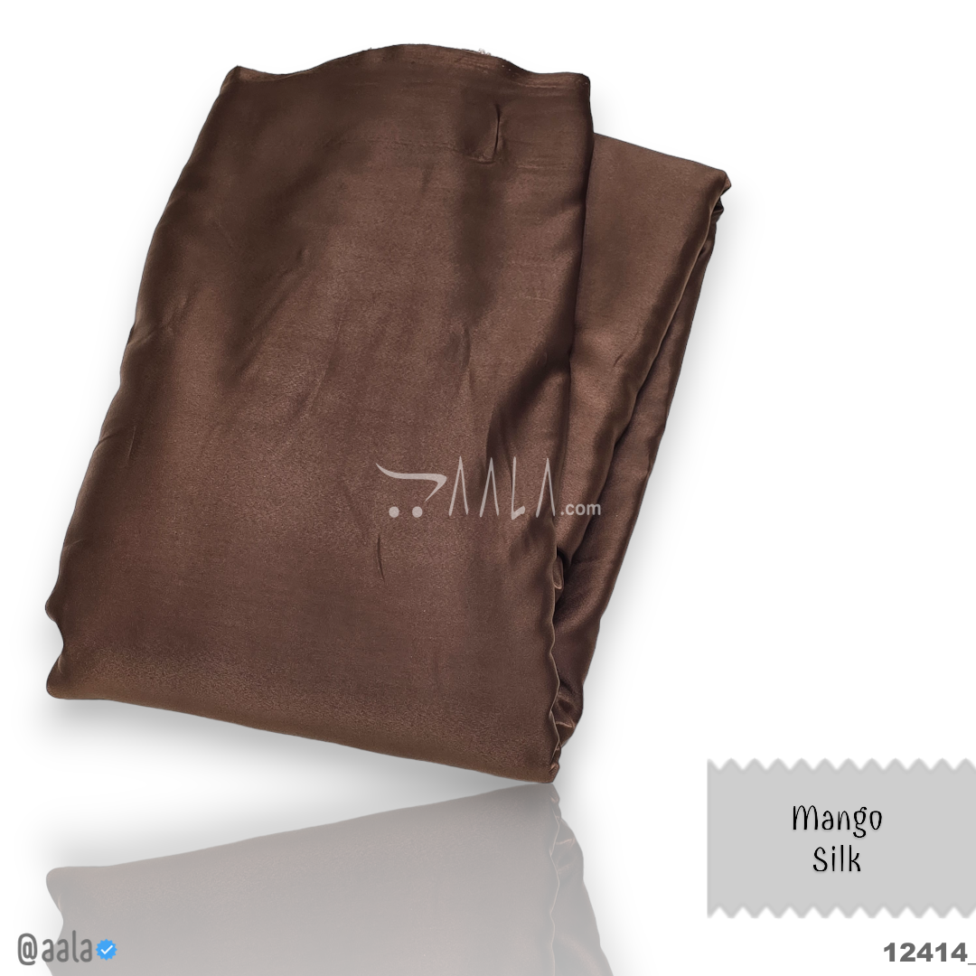 Mango Silk Blend 58-Inches BROWN Per-Metre 