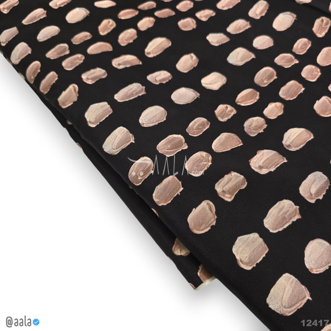 Printed-Silk Crepe Blend 44-Inches PRINTED Per-Metre #12417