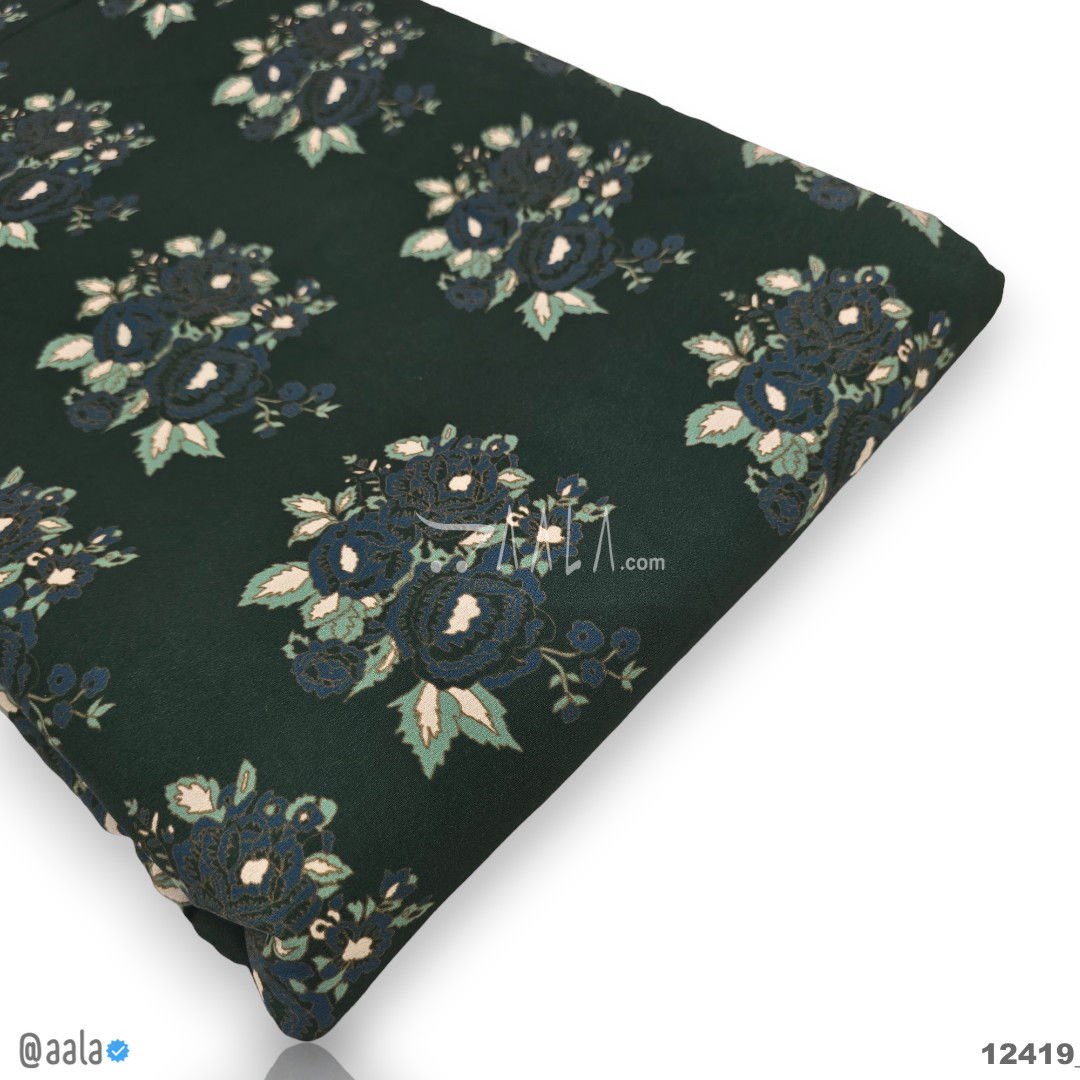 Printed-Silk Crepe Blend 44-Inches PRINTED Per-Metre #12419
