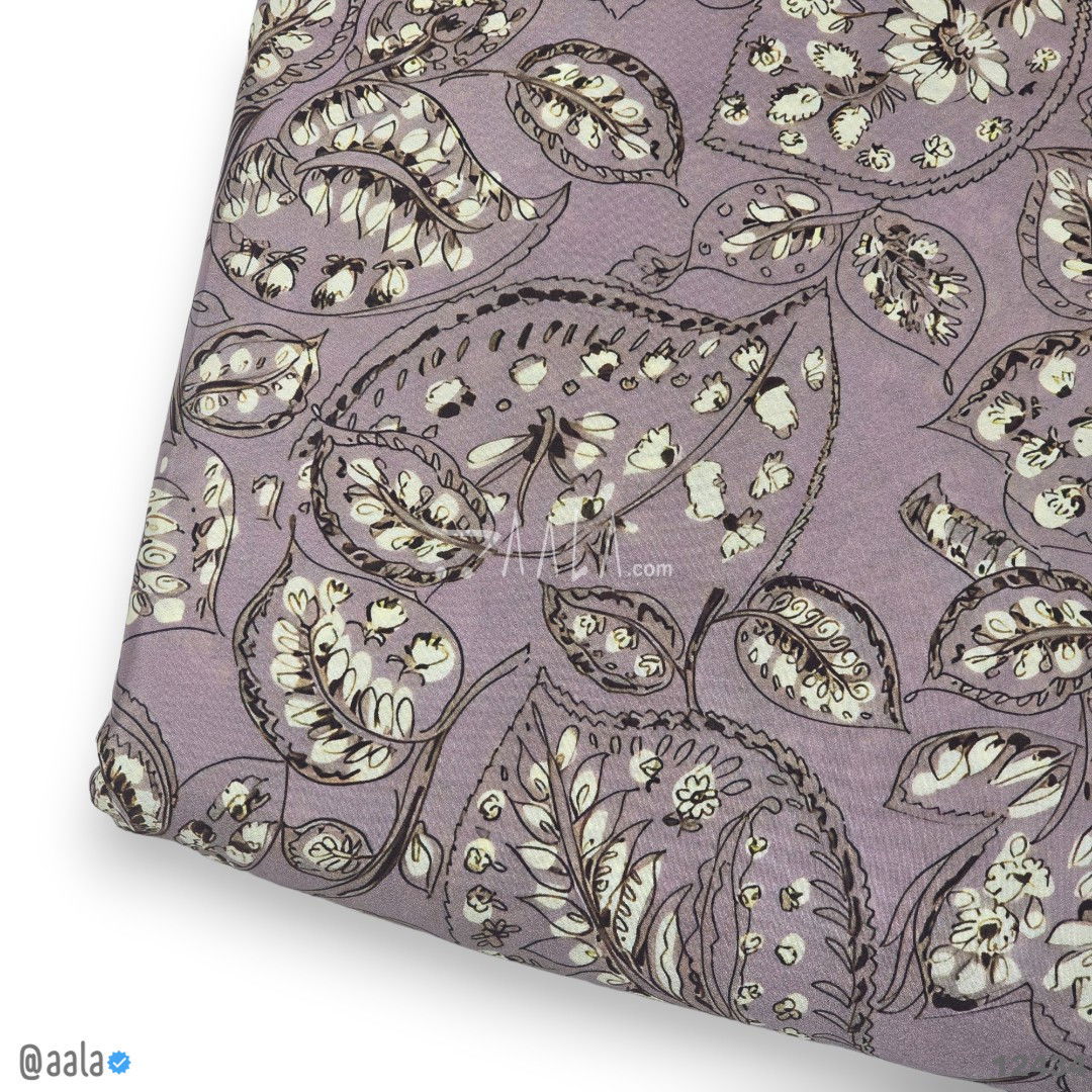 Printed-Silk Crepe Blend 44-Inches PRINTED Per-Metre #12434