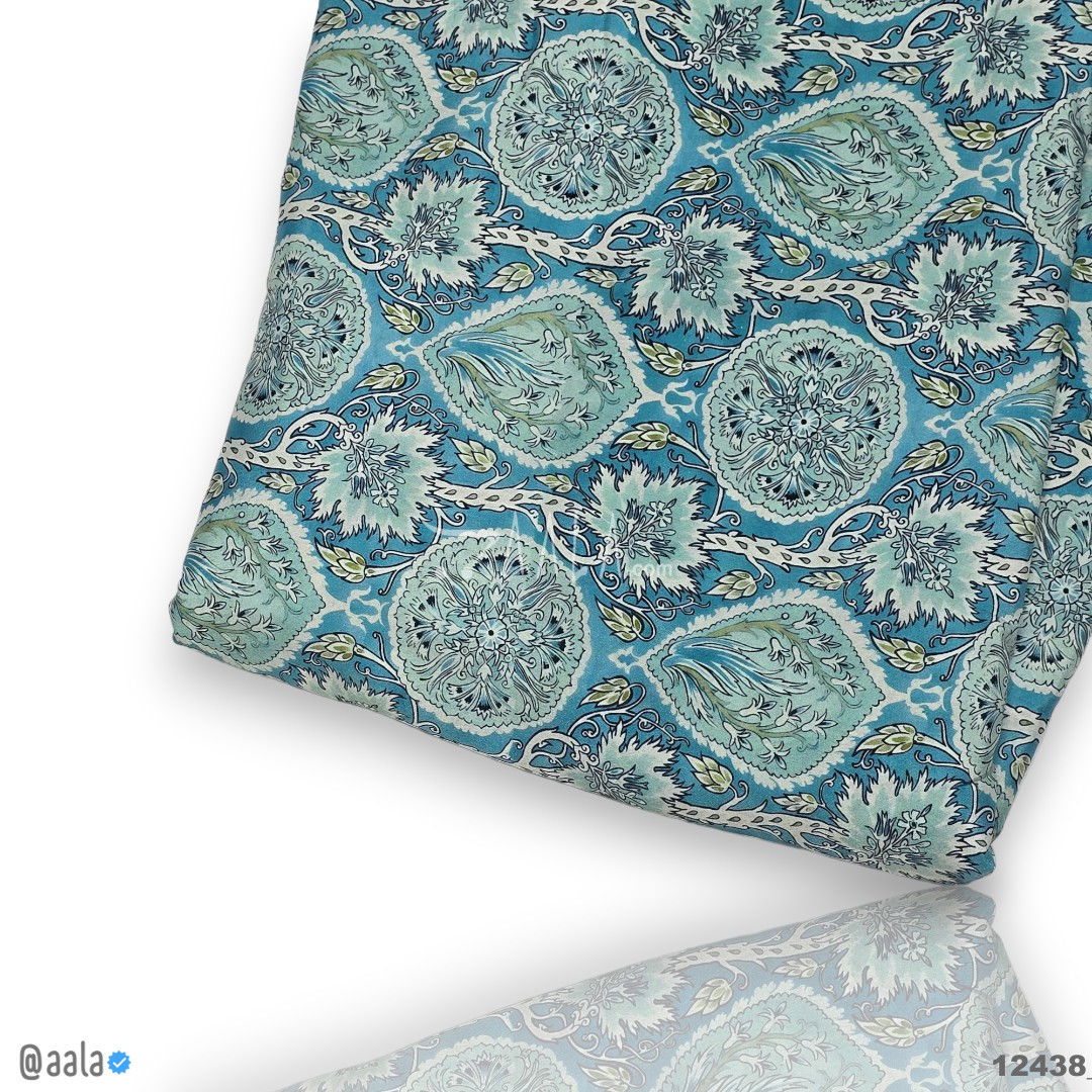 Printed-Silk Crepe Blend 44-Inches PRINTED Per-Metre #12438
