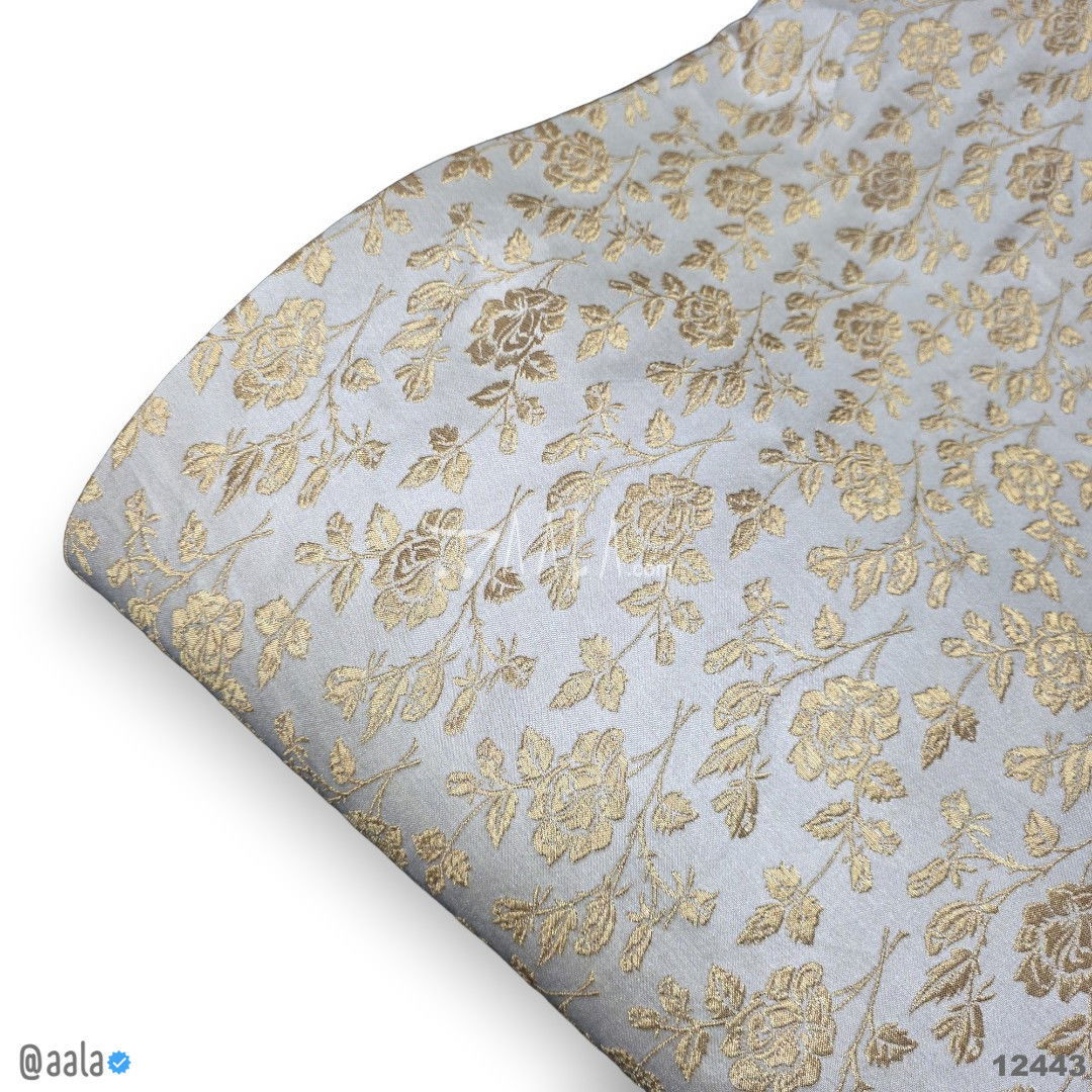 Banarsi Jamawar Viscose 44-Inches DYEABLE Per-Metre #12443