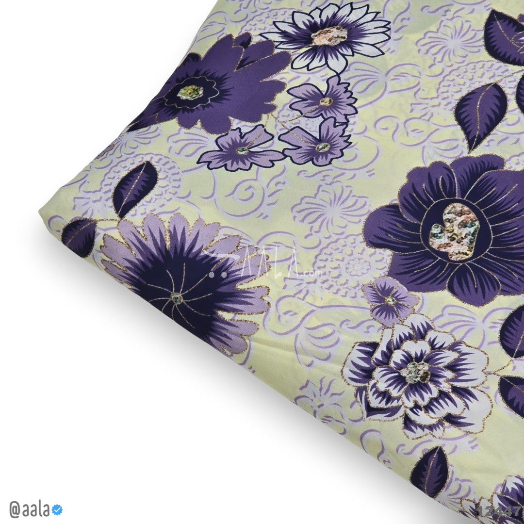 Printed Silk Blend 44-Inches PRINTED Per-Metre #12447