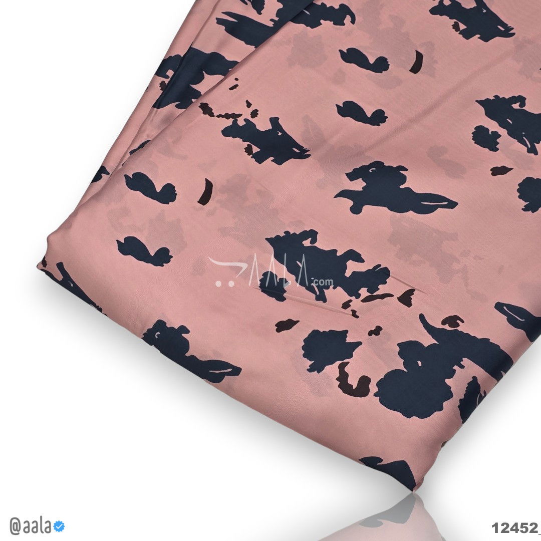Printed Silk Blend 44-Inches PRINTED Per-Metre #12452