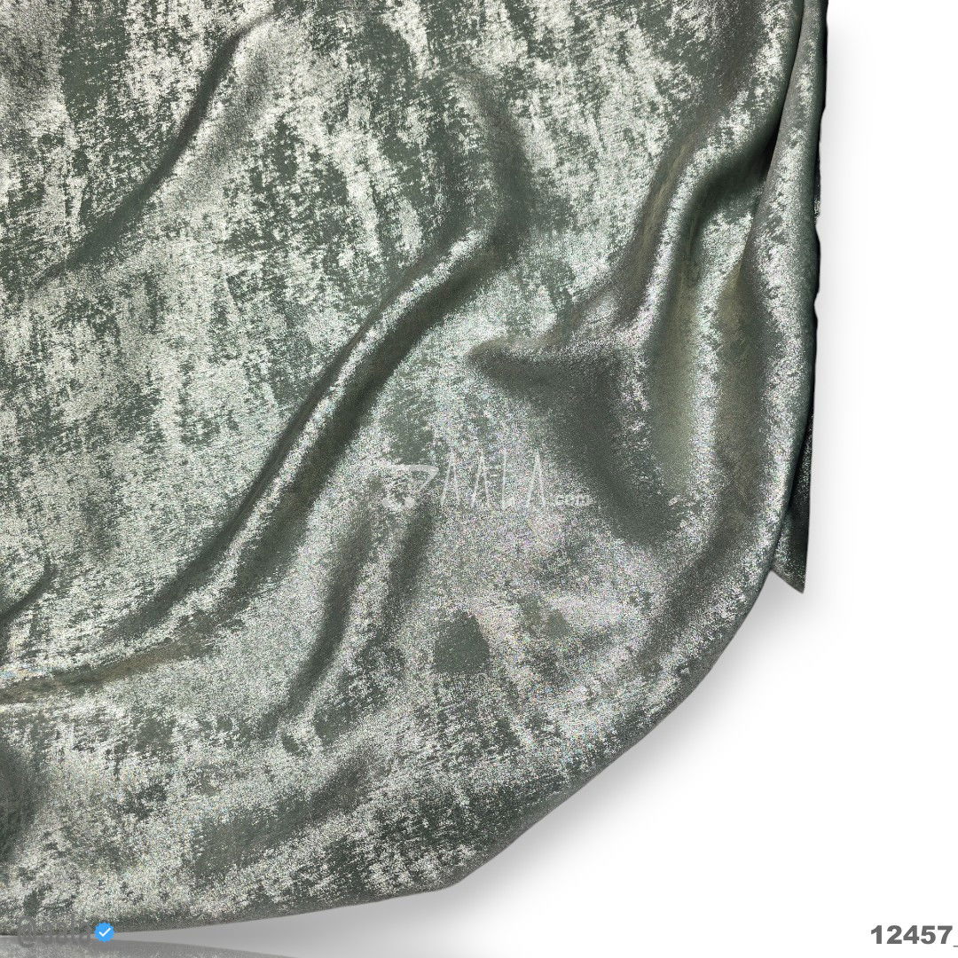 Dove-Shimmer Velvet Blend 58-Inches GREEN Per-Metre #12457