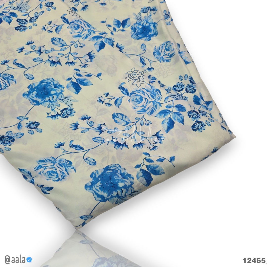 Printed Silk Blend 44-Inches PRINTED Per-Metre #12465