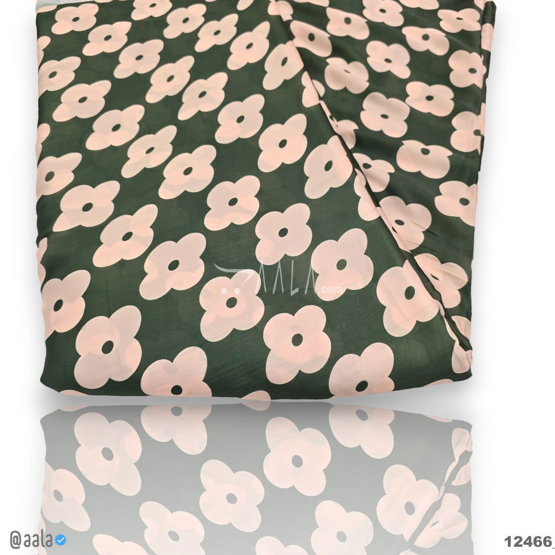Printed Silk Blend 44-Inches PRINTED Per-Metre #12466