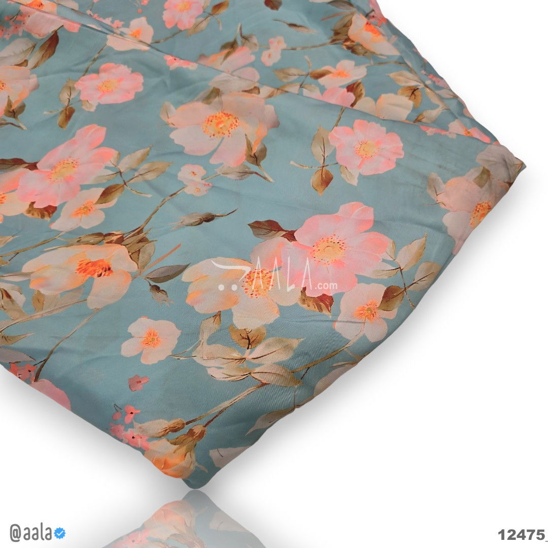 Printed Silk Blend 44-Inches PRINTED Per-Metre #12475