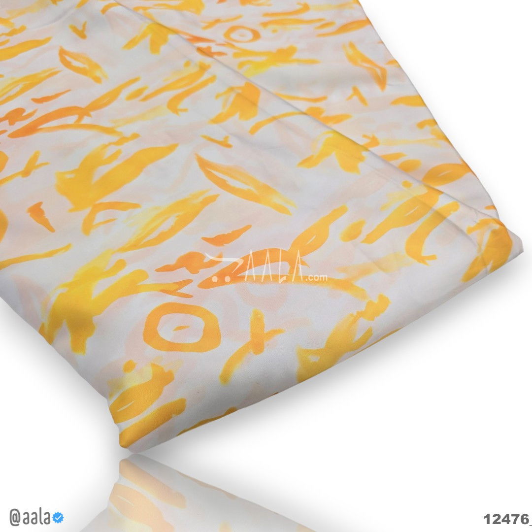 Printed Silk Blend 44-Inches PRINTED Per-Metre #12476