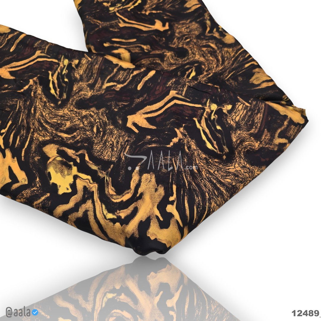 Printed Silk Blend 44-Inches PRINTED Per-Metre #12489