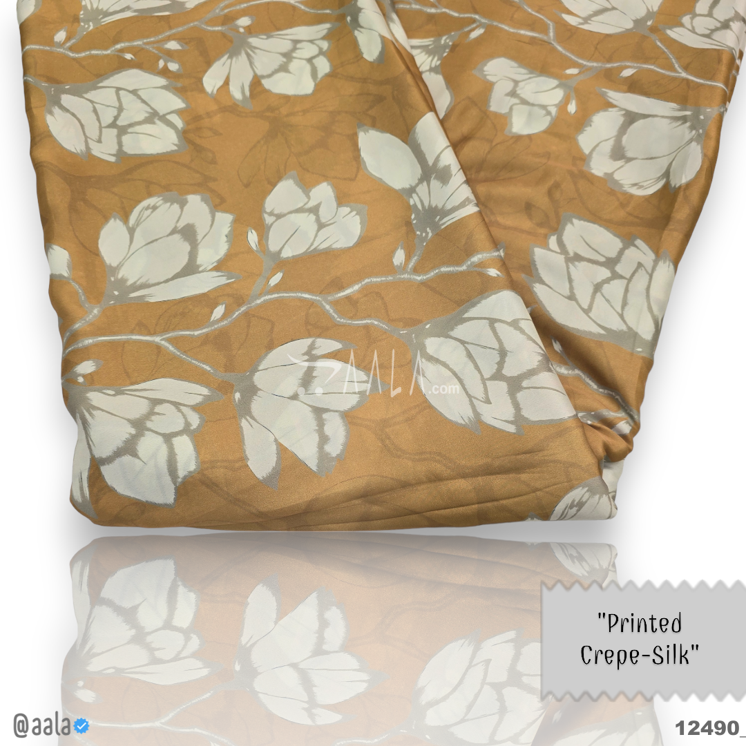Printed Silk Blend 44-Inches PRINTED Per-Metre #12490