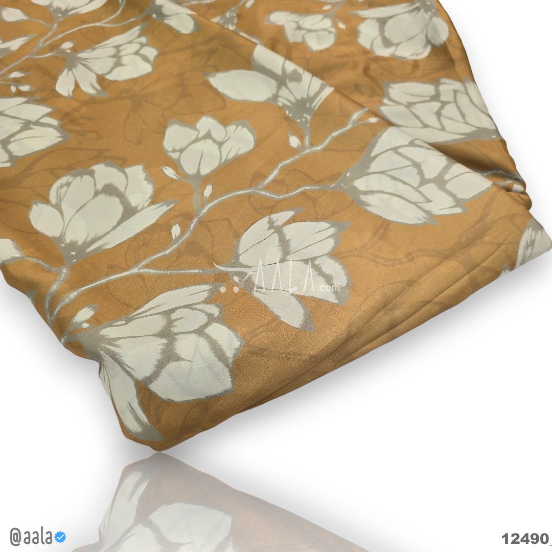 Printed Silk Blend 44-Inches PRINTED Per-Metre #12490