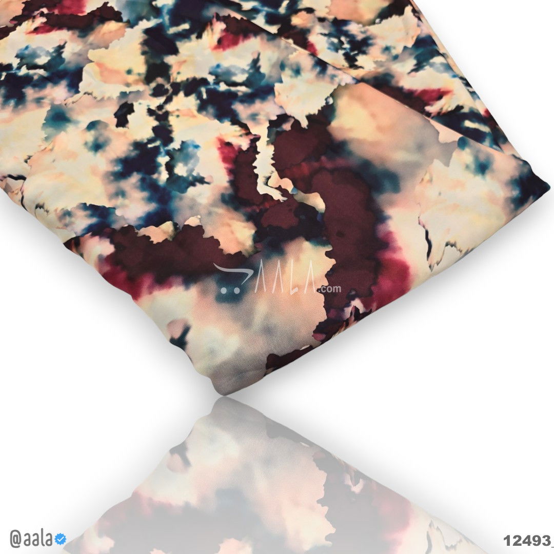 Printed Silk Blend 44-Inches PRINTED Per-Metre #12493