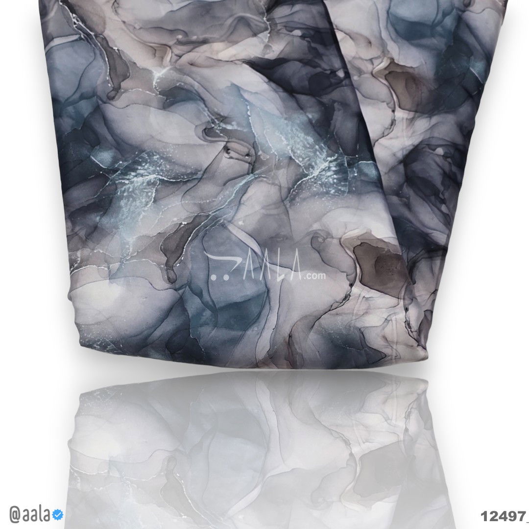 Printed Silk Blend 44-Inches PRINTED Per-Metre #12497
