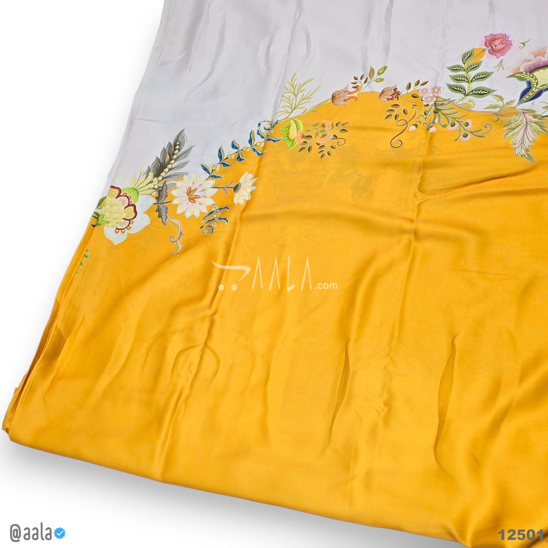 Printed Silk Blend 44-Inches PRINTED Per-Metre #12501