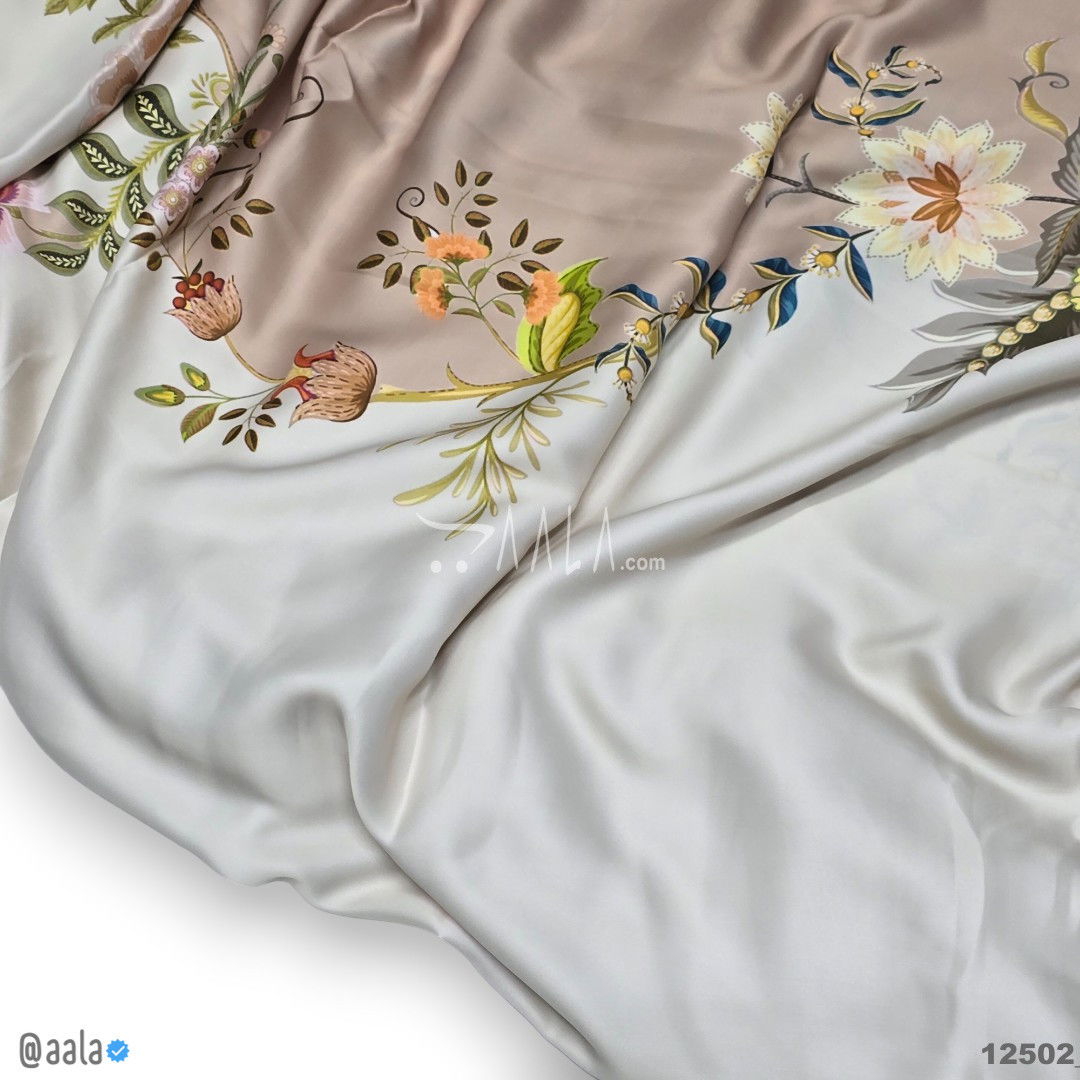 Printed Silk Blend 44-Inches PRINTED Per-Metre #12502